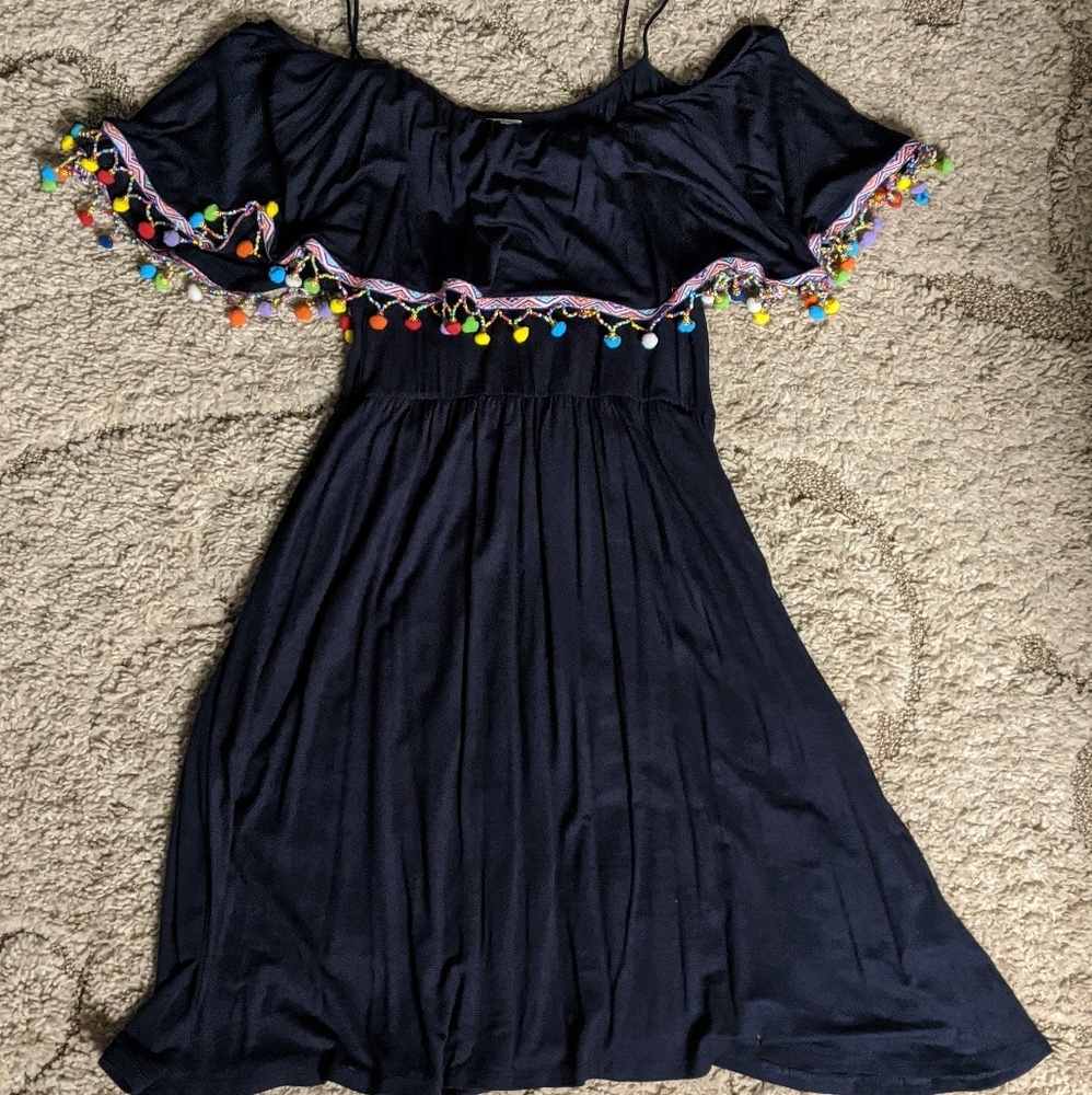 Summer off shoulder dress